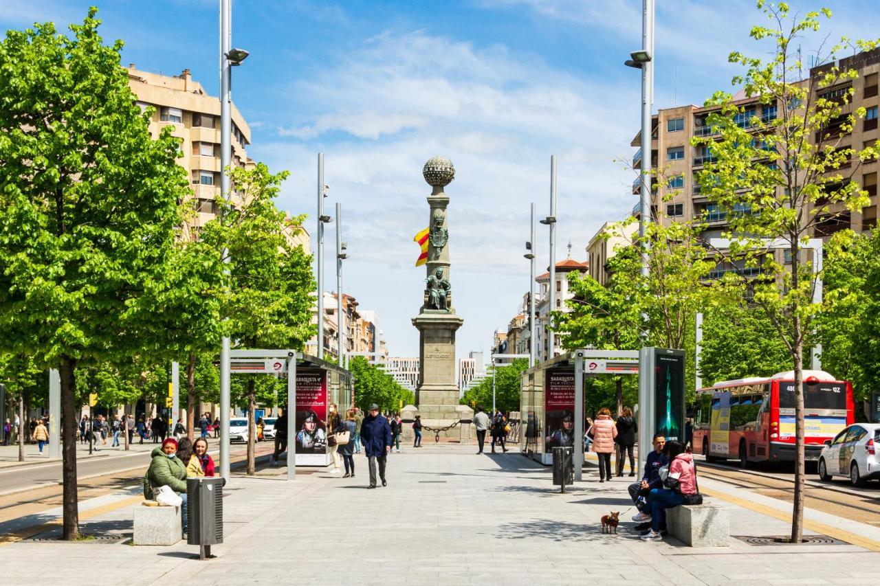 Apartamento Tenor Fleta Apartment Zaragoza Bagian luar foto